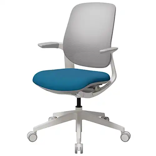 SIDIZ T25 Petite Ergonomic Office Chair : Home Office Desk Chair for Petite Women (4' 9" or Over), Adjustable Seat Height, Weight-Activated Auto Fit Tilt