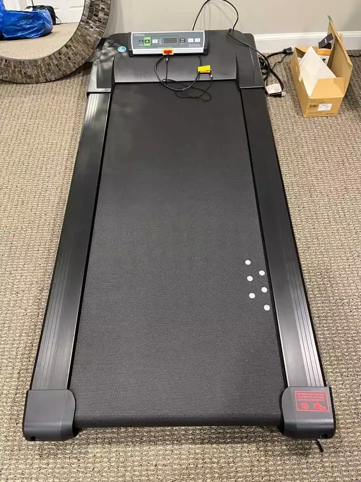 TR1000 Glow-Up Under Desk Treadmill for Small Spaces - LifeSpanFitness