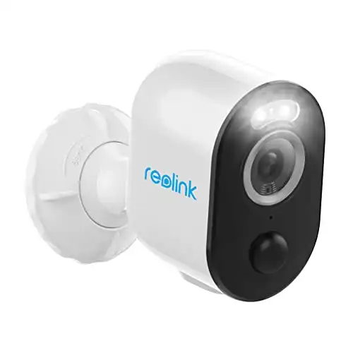 REOLINK Argus 3 Pro, 5MP Wireless Security Camera Outdoor Battery Powered, 2.4/5GHz Cameras for Home Security with 2K+ Color Night Vision, Human/Vehicle Detection, Home Hub Compatible