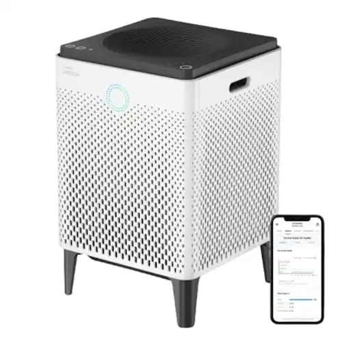 Coway Airmega 400S App-Enabled Smart Air Purifier (Covers 1,560 sq. ft.), True HEPA Air Purifier with Smart Technology, Compatible with Amazon Alexa and Google Home, White (111012)