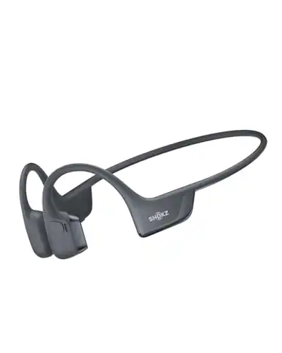 SHOKZ New OpenRun Pro 2 - Open-Ear, Bone Conduction Sport Headphones - Sweat Resistant, Workout Headphones with 30ft Bluetooth - Secure, Wireless, Comfortable Fit - Deep Bass and Smart Mic App