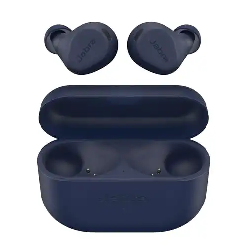 Jabra Elite 8 Active - Best, Most Advanced HearThrough Sports Wireless Bluetooth Earbuds - Comfortable Secure Fit, Military Grade Durability, Active Noise Cancellation, Dolby Surround Sound - Navy