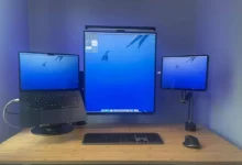 A laptop stand