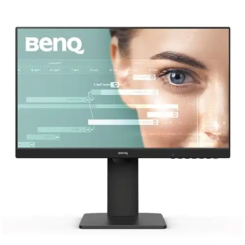 BenQ GW2485TC Office Monitor 24" 1080p | Coding Mode | IPS | Eye-Care Tech | Adaptive Brightness | Height and Tilt screen | Speakers | Noice-Cancelling Mic | Daisy Chain | DisplayPort | HDMI