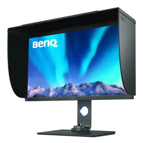 BenQ SW321C Photo Video Editing Monitor 32" 4K UHD | 99% AdobeRGB,100% sRGB,95% P3 | IPS | Hardware Calibrated | 16 bit 3D LUT | DeltaE 2 | Uniformity | HLG | AQCOLOR