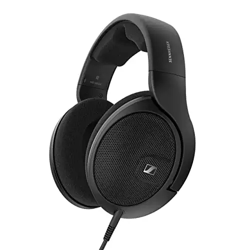 Sennheiser Consumer Audio HD 560 S Over-The-Ear Audiophile Headphones - Neutral Frequency Response, E.A.R. Technology for Wide Sound Field, Open-Back Earcups, Detachable Cable, (Black) (HD 560S)