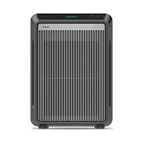 Winix 9800 4-Stage True Hepa Air Purifier with WiFi and PlasmaWave, 500 Sq Ft,Black,Large