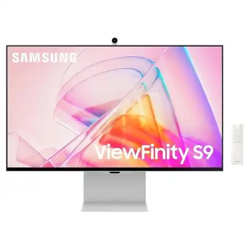 SAMSUNG 27" ViewFinity S9 Series 5K Computer Monitor, Thunderbolt 4, DisplayPort, Matte Display, 4K Slimfit-Camera, Slim Metal Design, AirPlay