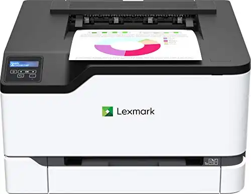 Lexmark C3326dw Color Laser Printer with Ethernet, Mobile-Friendly, Wireless Office Printer with Automatic Two-Sided Printing (3-Series)