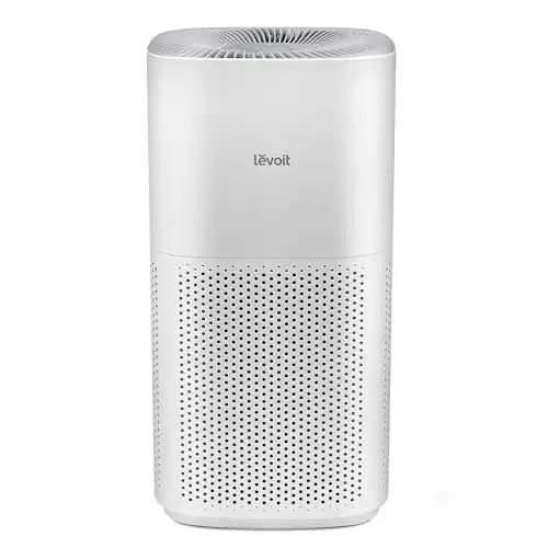 LEVOIT Air Purifiers for Home Large Room Up to 3175 Sq. Ft with Smart WiFi, PM2.5 Monitor, HEPA Sleep Mode, 3-in-1 Filter for Smoke, Pet Allergies, Dust and Odor, Alexa Control, Core 600S-P, White