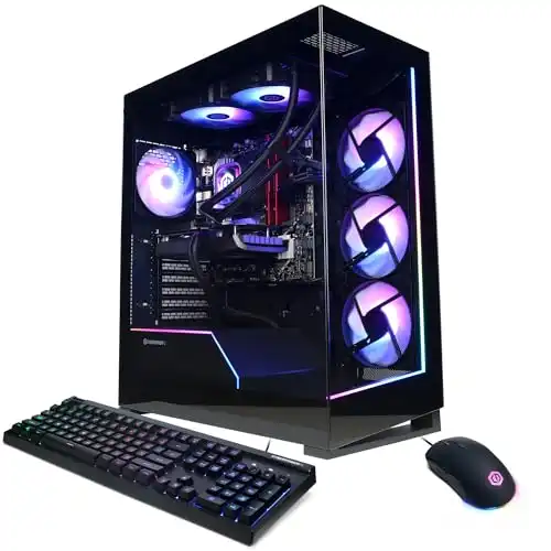 CyberPowerPC Gamer Supreme Gaming PC, AMD Ryzen 7 9800X3D 4.7GHz, GeForce RTX 4070 Ti Super 16GB, 32GB DDR5, 2TB PCIe Gen4 SSD, WiFi Ready & Windows 11 Home (SLC8480A4)