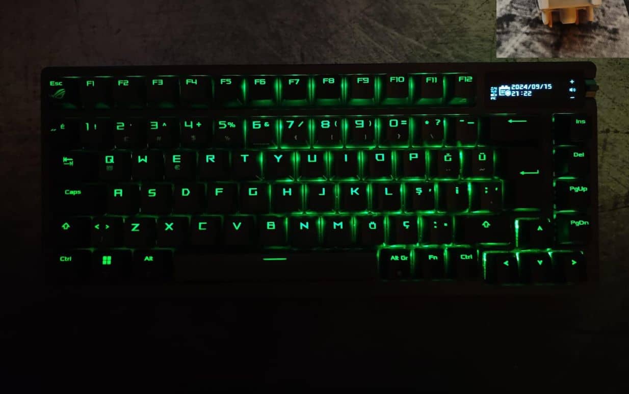 Asus ROG Azoth Mechanical Keyboard lighting mode