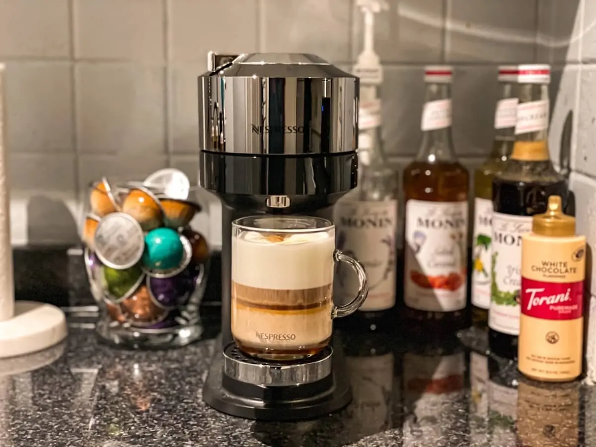 Nepresso machine corner