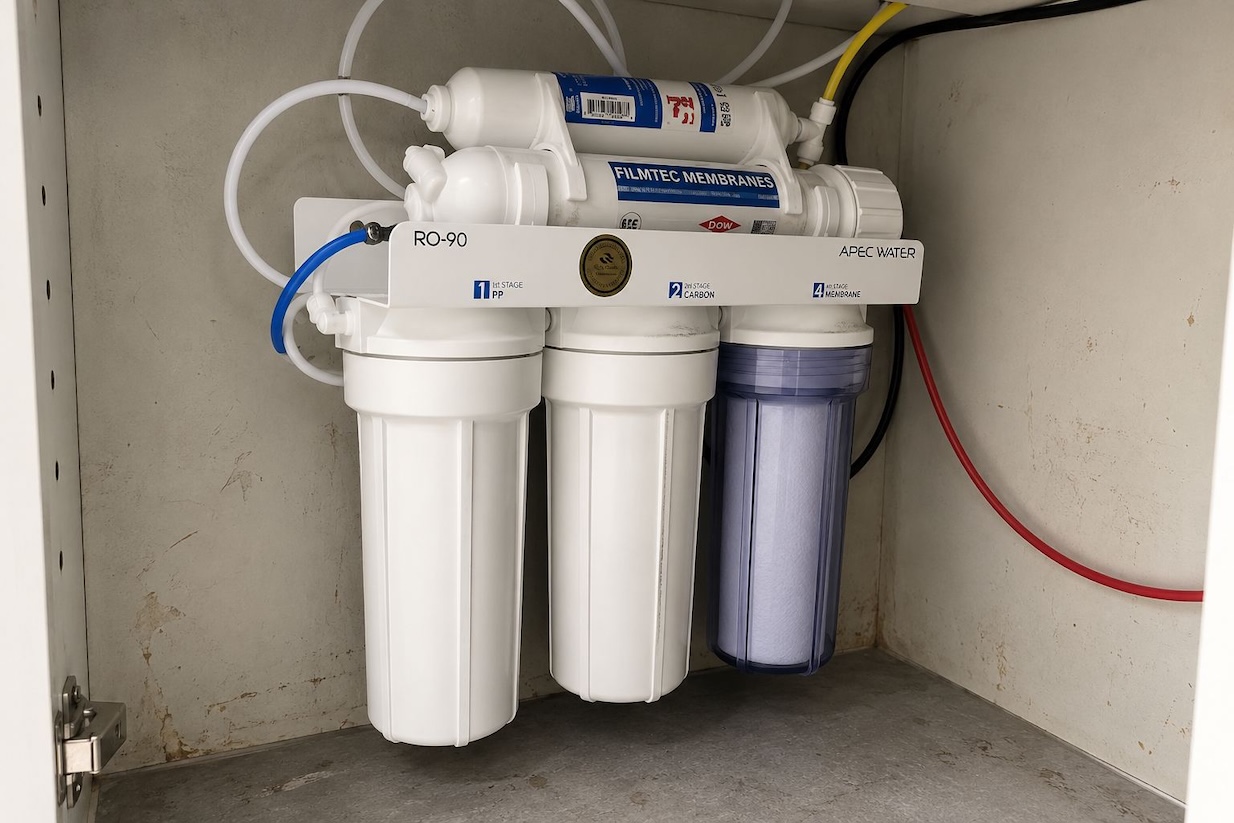 APEC Water ROES-50, 5-Stage Under Sink Reverse Osmosis System