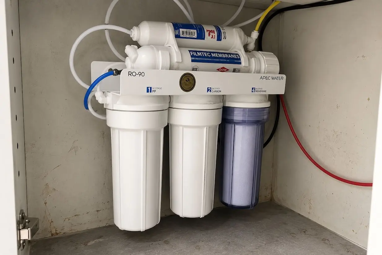 APEC Water ROES-50, 5-Stage Under Sink Reverse Osmosis System