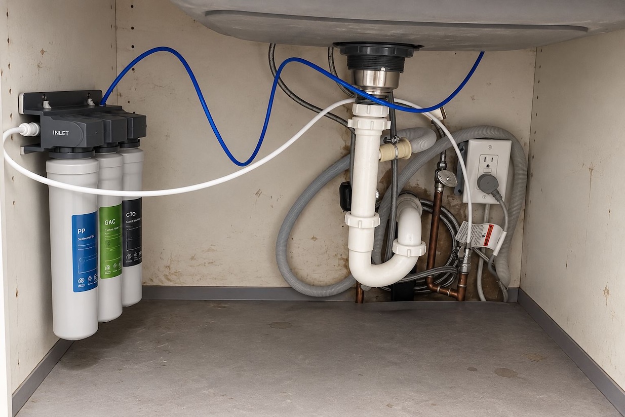 Brondell Coral UC300 Under Sink Water Filtration System
