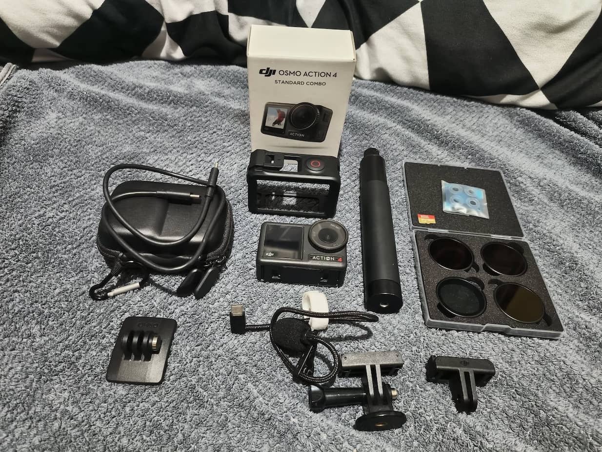 DJI Osmo Action 4 setup
