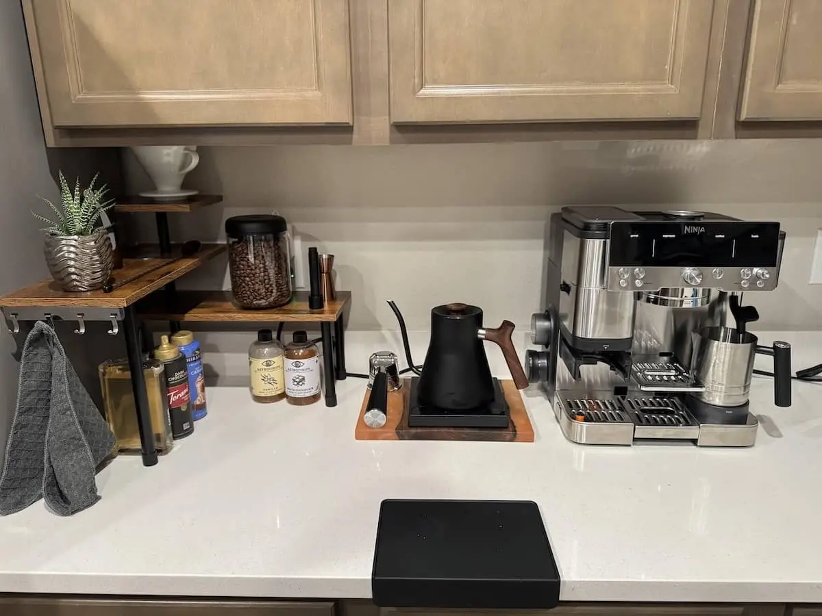 Espresso machine setup
